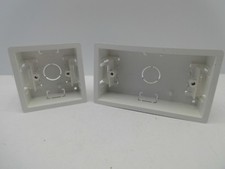 CLICK WA087P WA088P SINGLE DOUBLE 35MM DRY LINING SOCKET BOXES x1 x5 x10 x20