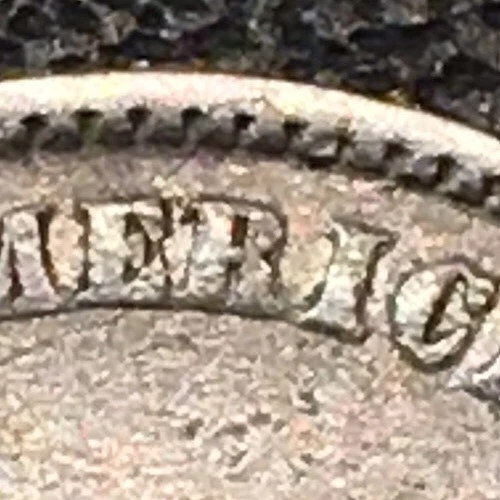 1872 SEATED LIBERTY HALF DIME DOUBLED DIE OBVERSE PLEASE LOOK - Image 3 of 4