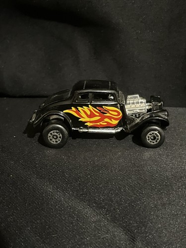 MATCHBOX 1933 WILLYS STREET ROD Black With Flames Kelloggs Promo VG Cond - Picture 4 of 8