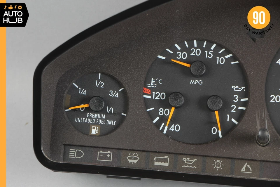 Cuadro de instrumentos velocímetro 93-95 Mercedes R129 SL500 500SL OEM 188k  Foto 4 de 4
