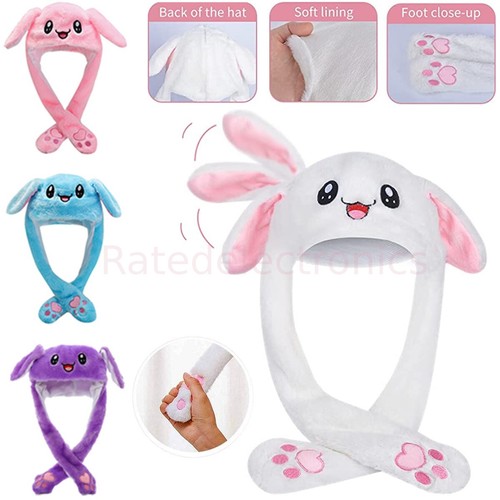 Cute Rabbit Hat Moving Airbag Bunny Ear 