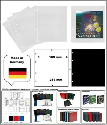 1-MÜNZHÜLLEN-NUMOH-1C-NH1C-169x216mm-+-ZWL-W-Für-Münzfolder-Blister-LOOK-304653