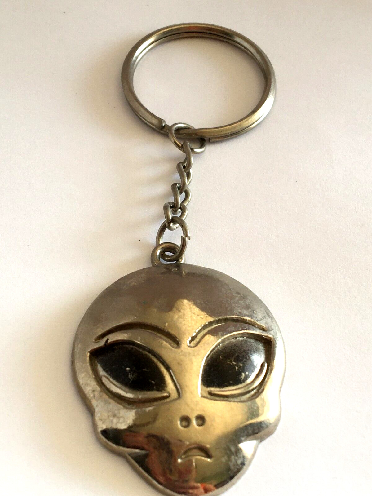 ALIEN KEY CHAIN Split Ring Key Holder SILVER COLO… - image 1