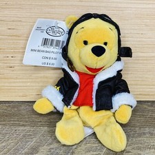 Pilot Aviator Winnie the Pooh Mini Bean Bag Plush Disney Store Plush Bear NWT