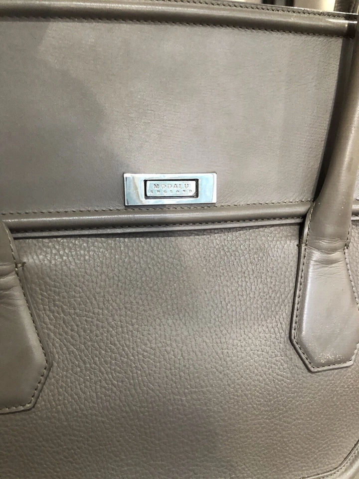 Bolso de cuero Modalu Hemingway cervatillo - como nuevo Foto 4 de 4