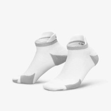 Nike Spark Cushioned No Show Running Socks White Size 10-11.5 Mens CU7201 100