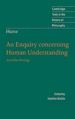 Hume: An Enquiry Concerning Human Understanding And Other Writings Buckle