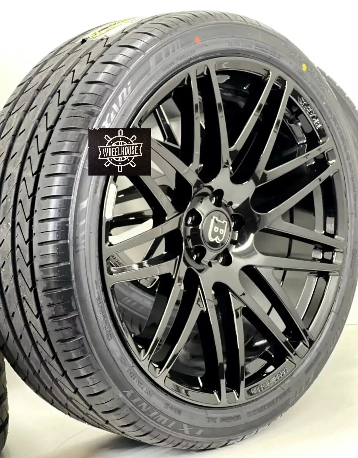 22x10 BRABUS GLOSS BLACK WHEELS RIMS TIRES MERCEDES G-WAGON G55 G500 G550 G63 G