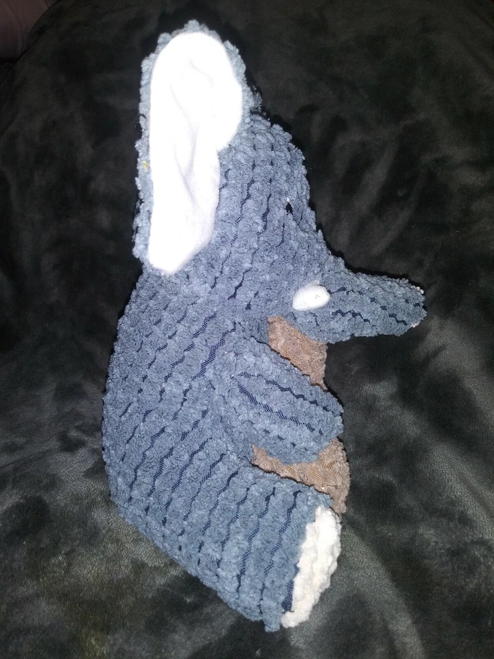 *NEW* Patchwork Pet 8' Shea The Elephant 🐘 Crinkly/Squeaky 2n1 Toy For Dogs - Image 2 of 4