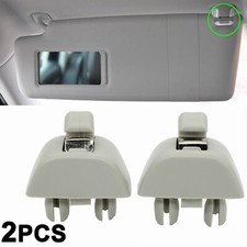 Produktbild - 2X Sonnenblende Haken Clip für VW Passat B7 Polo UP! SEAT MII SKODA CITIGO RAPID