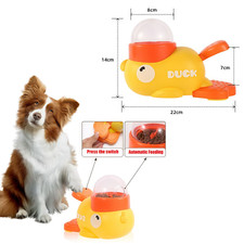 Automatic Dog Puzzle Feeder Interactive Toys Pet Food Treat Dispenser Cartoon Du