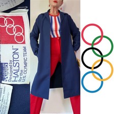 Rare Deadstock Vintage 1976 Olympic Halston Montgomery Ward Women’s Coat