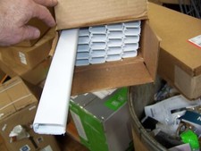 20 pcs Wiremold Legrand Nonmetallc Raceway 6 Ft. Long 120 Feet White Uniduct