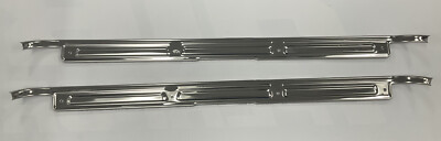 #ad 1967 68 69 70 71 72 Chevy C10 GMC Truck STAINLESS Door Sill Plates Pair hardware $49.90