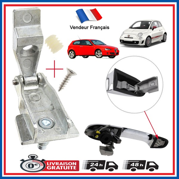 TüRgriff Reparatur Vorne Links Oder Rechts FüR Fiat 500 595 500C Abarth-image