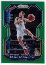 Bojan Bogdanovic 2020-21 Panini Prizm Green Prizm #72 Utah Jazz