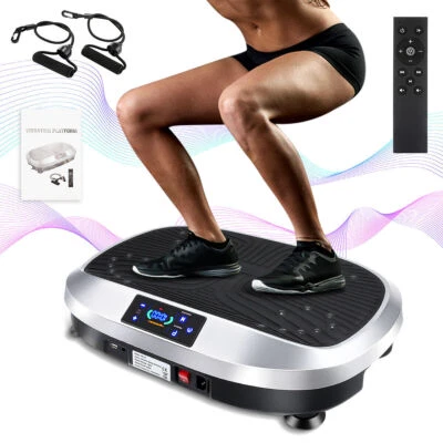 OYAJIA 3D LETGOSPT Vibrationsplatte Vibrationstrainer Fitness Rüttelplatte 120 Level DE