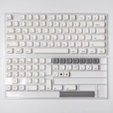 PBT MAC White Style Keycaps For Apple Mac XDA...