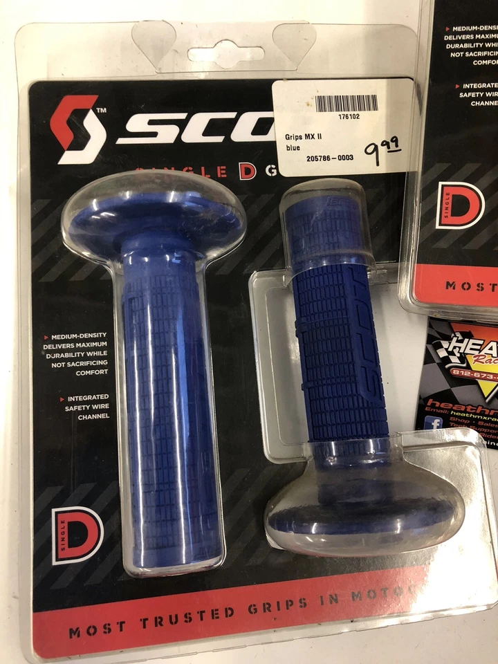 Empuñaduras Scott MX Cobra Honda Suzuki Kawasaki Yamaha KX CX RM moto cross Foto 2 de 4
