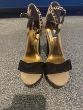 Love Label Tiger Print Platform Shoes 4 F