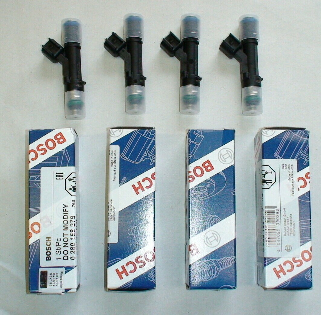 4 New Genuine Bosch EV6 52lb 550cc fuel injectors 0280158279 