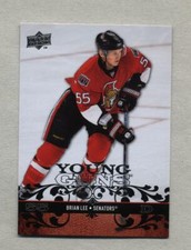 2008-09 Upper Deck Hockey Young Guns Brian Lee Rookie (Senators)