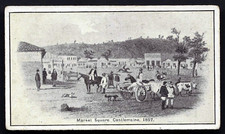 SNIDERS & ABRAHAMS - VIEWS OF VICTORIA IN 1857 - MARKET SQUARE, CASTLEMAINE