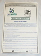 Opti-Green monitor standby software - Version 3.808 for Windows 95
