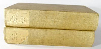 The Novels of Fielding: The History of Amelia Vol I & II | 1905 Antique Set 101.