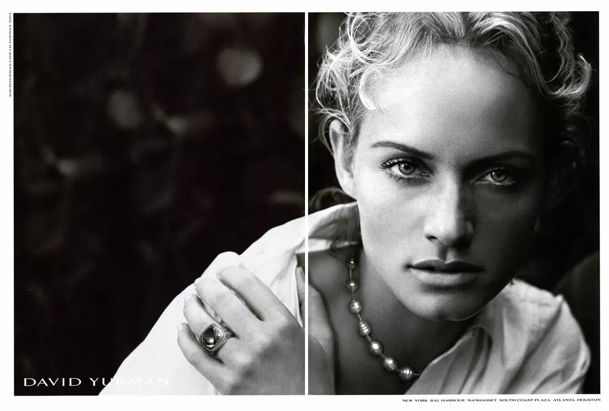 2004 David Yurman Peter Lindbergh Amber Valletta jewelry 2 page