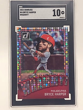 2022 Donruss #W4 Bryce Harper WHAMMY! Big Head Case Hit - Classificato come nuovo SGC 10