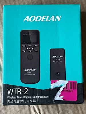 AODELAN WTR2 Fernauslöser Timer Funk-Fernauslöser Drahtloser Timer-Auslöser für