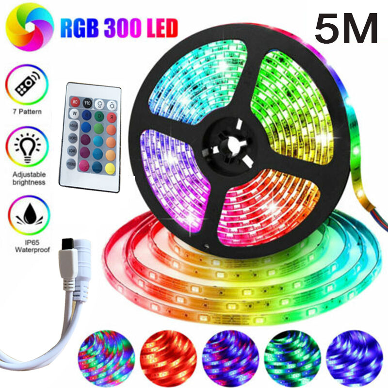 LED Strip Lights 5M RGB Color  Flexible LED Light Bar Sign Neon Silicone Tube-image