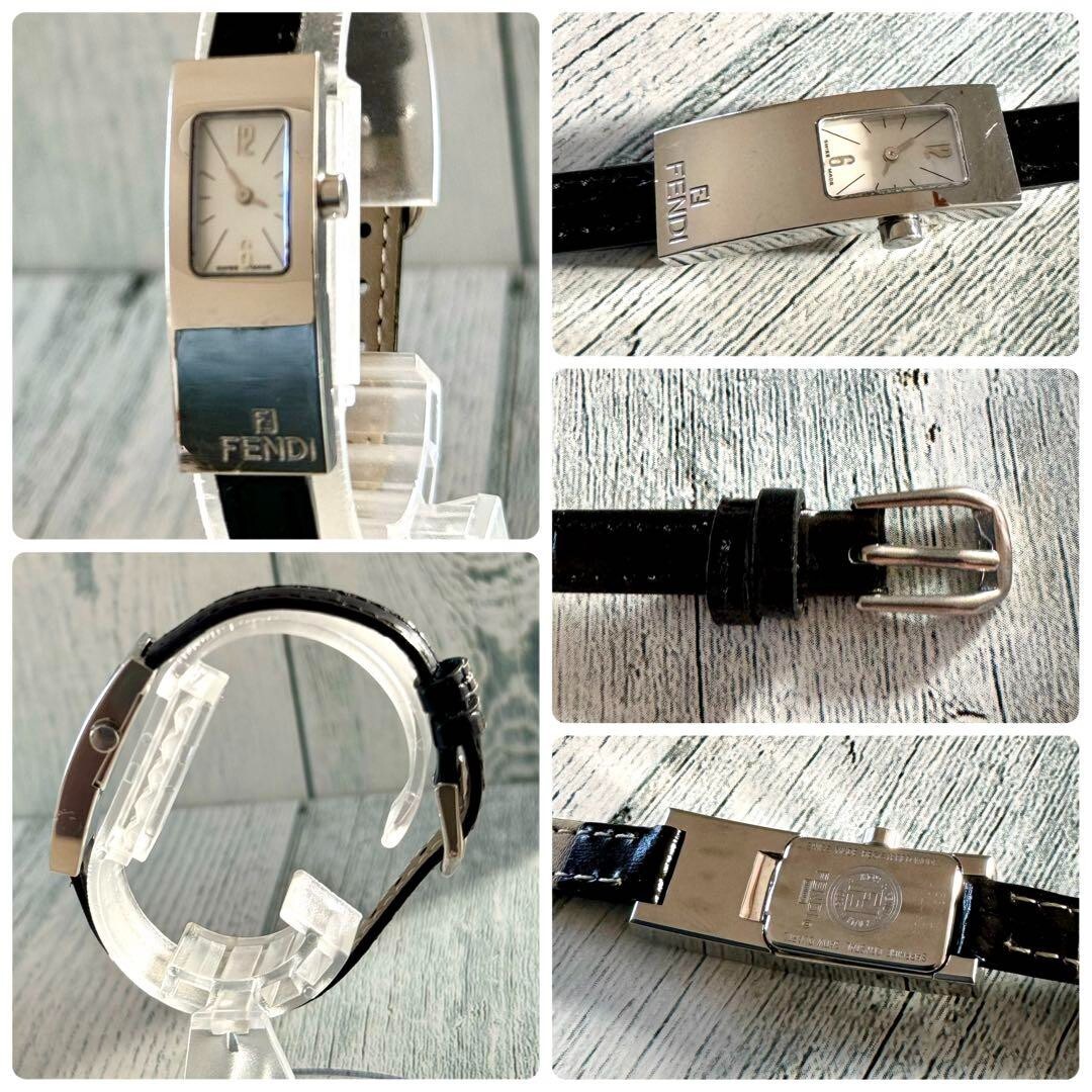 FENDI Watch 3300L Silver Ladies Used From Japan Check description