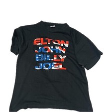 Elton John Billy Joel vintage Concert tshirt Face to Face 1998