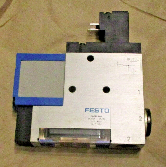 1 x Festo VADM 200 162504 Vakuumsaugdüse Serie: PO02 Vakuummodul 