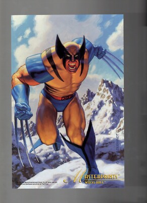1994 MARVEL MASTERPIECE 10-CARD MASTERPRINTS SET (6 1/2 X 10) POSTER INCLUDED