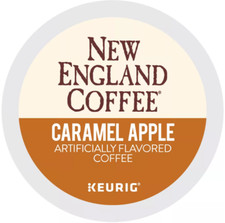 Limit Lot 6 Kcup New England Coffee Caramel Apple Pod Gourmet Father Treat Gift