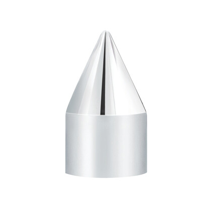 Chrome Plastic Wheel Nut Covers United Pacific 10057 Wheel Lug Nut Covers - 1.5" X 2.25" Chrome Plastic Push-On Caps (20 Pack) 20 Pack Lug Covers-517445