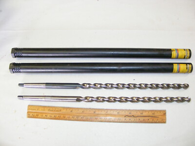 (2) Guehring  TLVC 12,700 HSCO Morse Taper Drill 15'' Length (hou) a22
