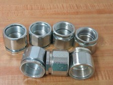 Generic 1" Steel 3-Piece Coupling Pack of 7 