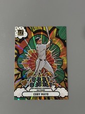 2025 Donruss Baseball Coby Mayo Bomb Squad Green Laser Holo Foil #19 - Oriels RC