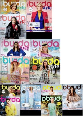 Burda style Modemagazin easy Schnittmuster Moden Nähen Modezeitschriften 2019