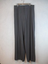 Alice + Olivia Pants Womens 12 Black Wide Leg Crepe Lined Dress Work Trousers