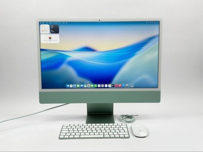 Apple M1 iMac 2021   24  4K   8 GB RAM   256 GB SSD   3,2 GHz 8-Core  Green/Grün