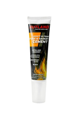 #ad Rutland Stove Gasket Cement 2.3 Ounce Tube Black 2.3 Oz $20.32