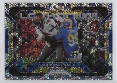2023 Panini Prizm Lockdown No Huddle Prizm Aaron Donald #LD-4 06pr