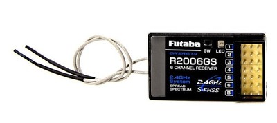 Futaba R2006GS (S-FHSS) 2.4GHz 6-Channel Receiver 01102200-1, New