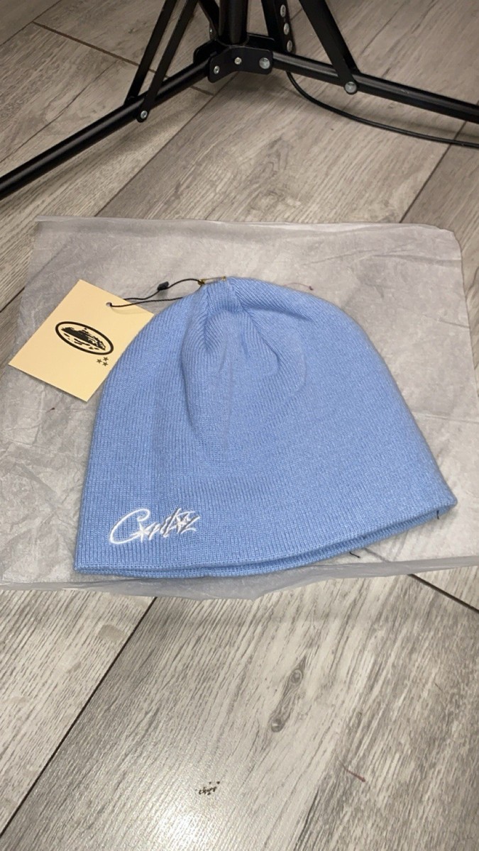 Corteiz Blue Skull Cap / Beanie Brand New With Tags | eBay UK