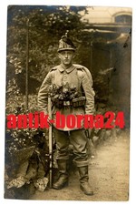 Foto Soldat 2. Kgl. S&auml;chs. J&auml;ger-Bataillon Nr. 13 Dresden Frontk&auml;mpfer M298